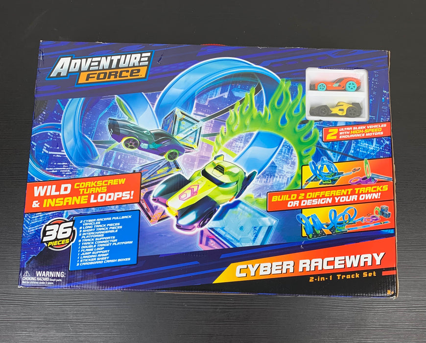 secondhand Adventure Force Cyber Raceway Playset