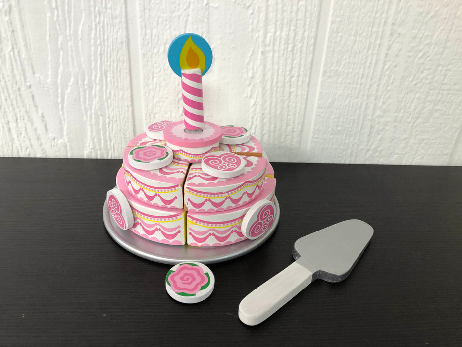 used Melissa & Doug Triple Layer Party Cake