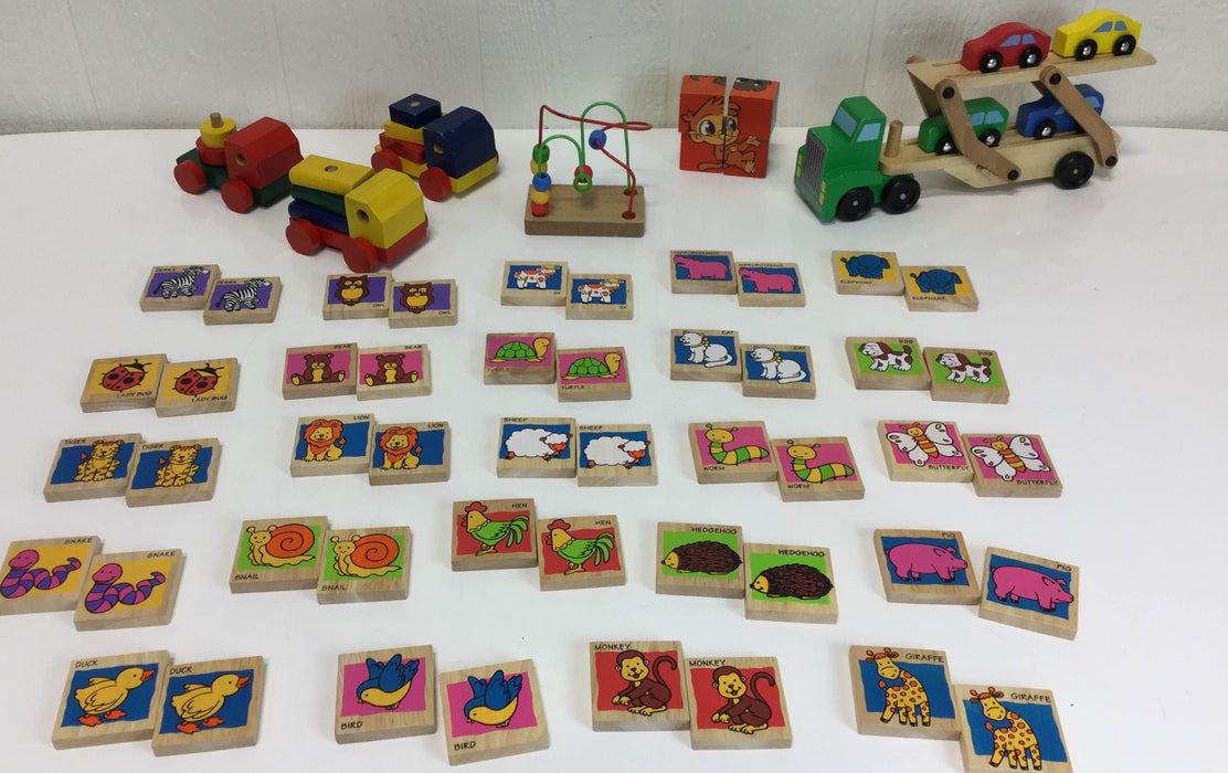 used BUNDLE Wooden Toys