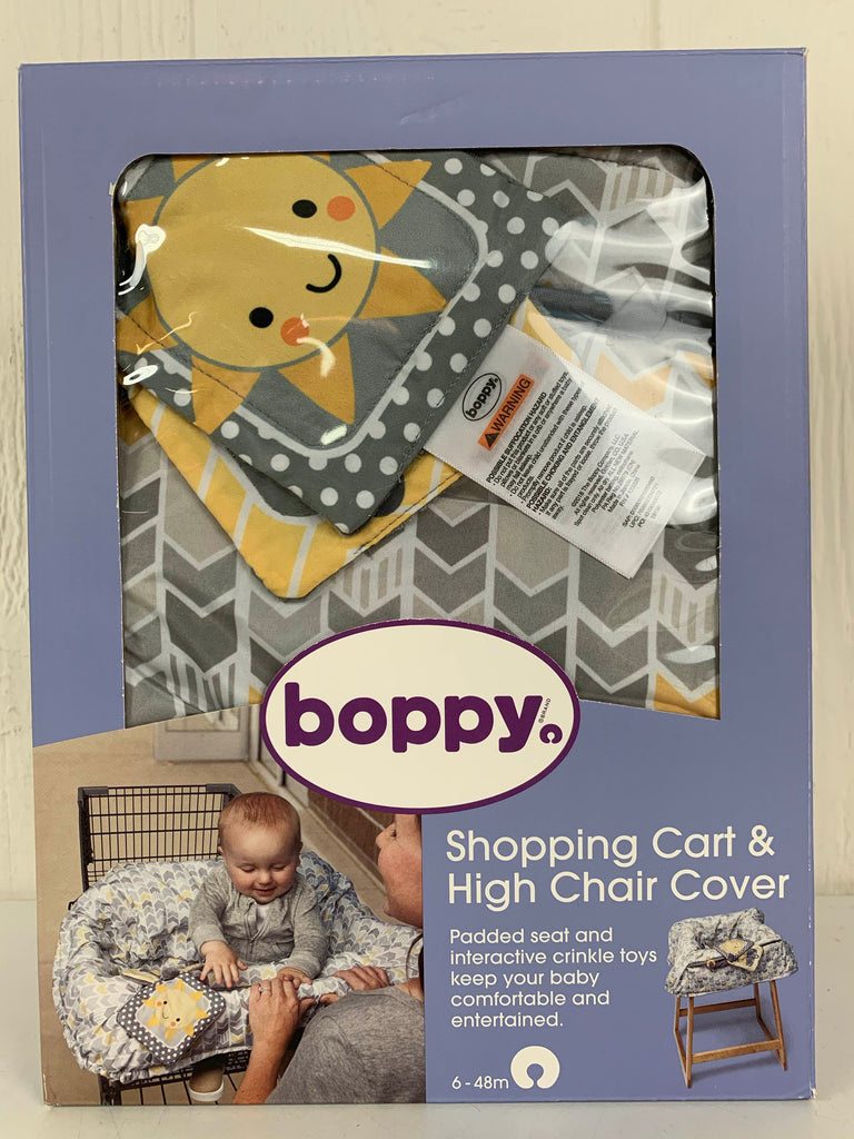 Boppy Luxe Shopping Cart And High Chair Cover, Sunshine