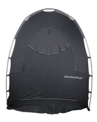 secondhand SlumberPod 3.0 Sleep Canopy, Black with Grey Accents