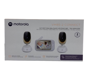 Motorola Comfort 85 Connect Babyphone Video Avec Zoom, Wi-fi