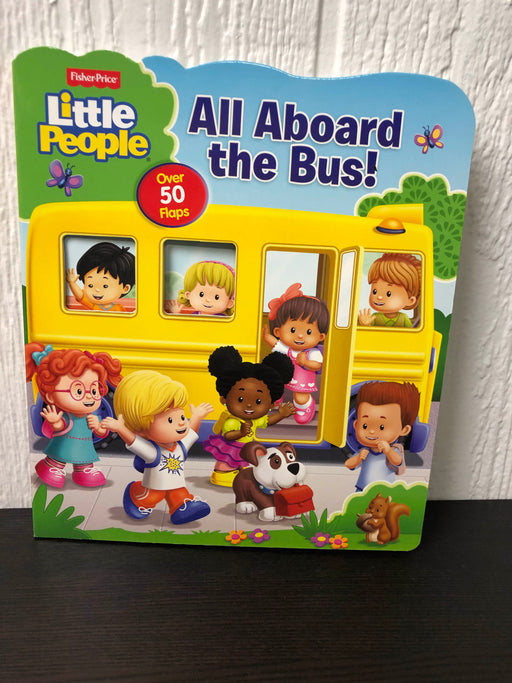 used Fisher Price Little People Lift-The-Flap Book, All Aboard The Bus