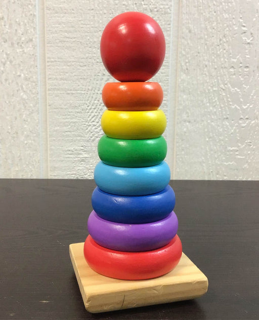 secondhand Melissa & Doug Rainbow Stacker Classic Toy