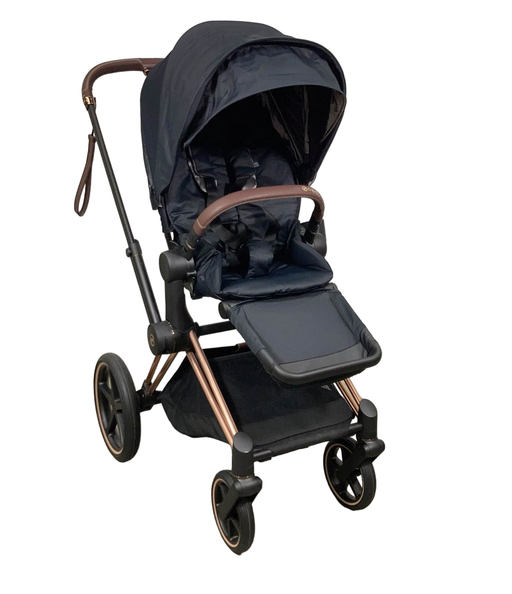 used Cybex PRIAM Stroller, Rosegold, Deep Black, 2019