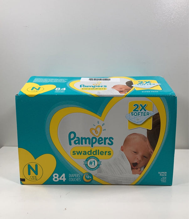 used Pampers Swaddlers Diapers, Size Newborn