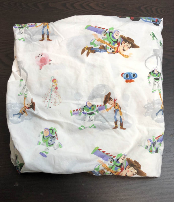 secondhand Pottery Barn Kids Toddler Bedding, Disney and Pixar Toy Story Organic