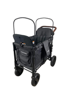 secondhand Wonderfold W2 Luxe Multifunctional Double Stroller Wagon, 2023, Charcoal Gray