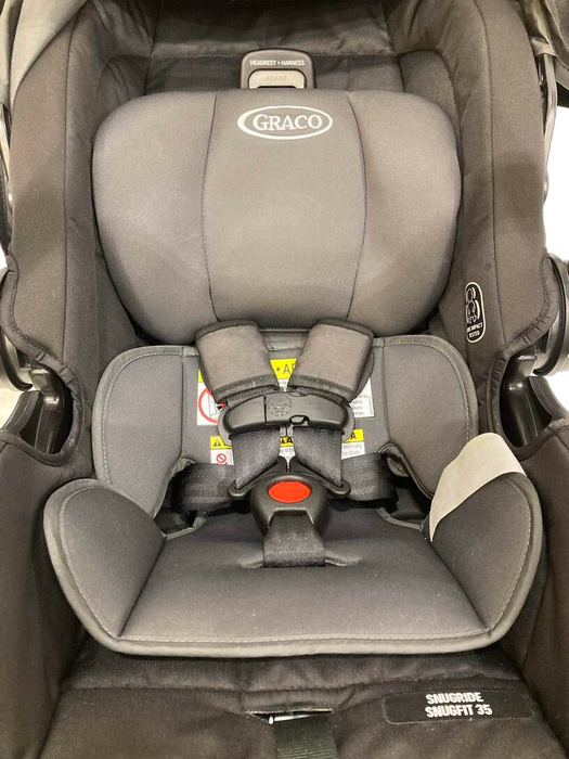 secondhand Graco SnugRide SnugFit 35 Infant Car Seat, 2022, Gotham