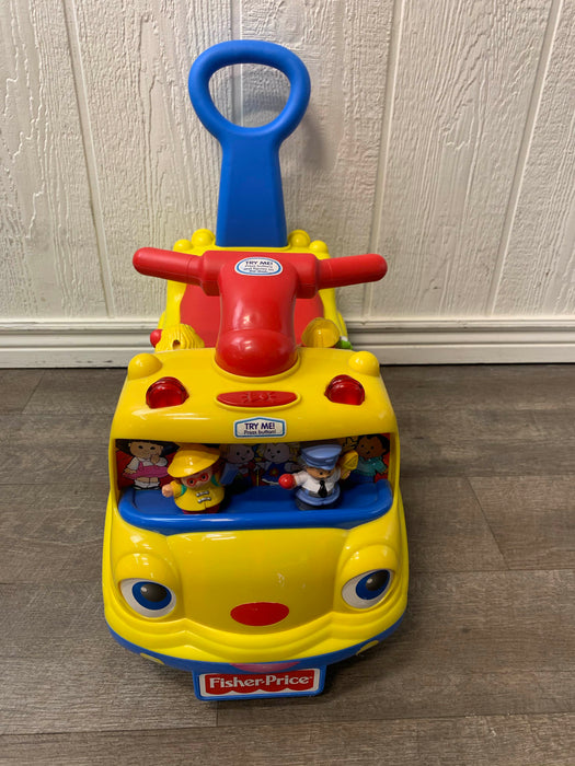 secondhand Fisher Price Little People School Bus Ride On