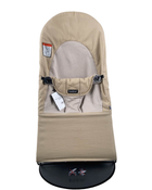 secondhand BabyBjorn Bouncer Balance, Black Frame, Khaki/Beige