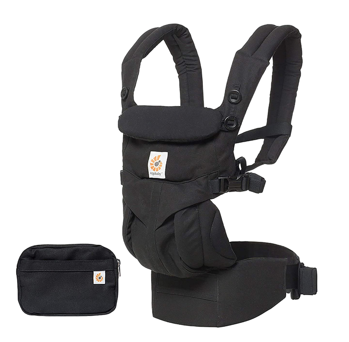 Ergobaby Omni 360 Cotton Baby Carrier, Pure Black