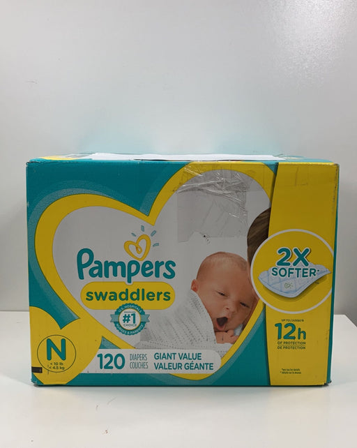 used Pampers Swaddlers Diapers, Newborn