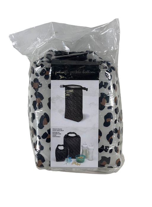 secondhand Petunia Pickle Bottom Sip Double Bottle Pouch, Leopard