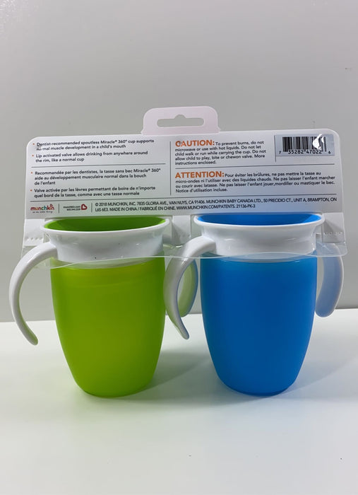 secondhand Munchkin Miracle 360 Sippy Cup