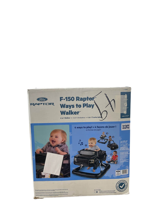 secondhand Bright Starts Ways To Play 4-In-1 Baby Activity Walker, Ford F-150 Raptor