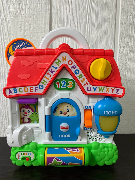 used Fisher Price Laugh and Learn Puppy’s Busy Activity Home