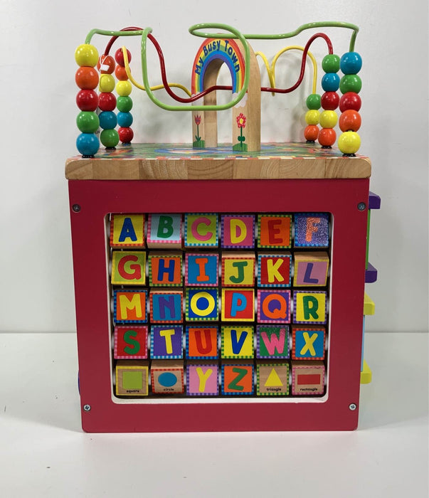 used ALEX Toys Discover My Busy Town Wooden Activity Cube