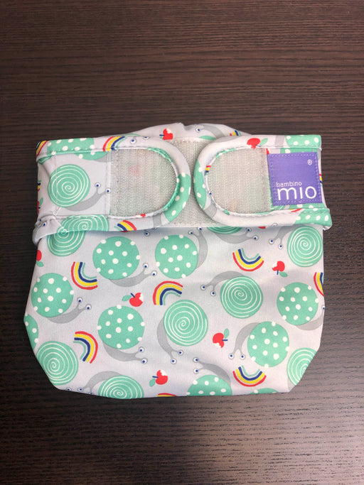 secondhand Bambino Mio Mioduo Diaper Cover, Size 2 Snail Surprise