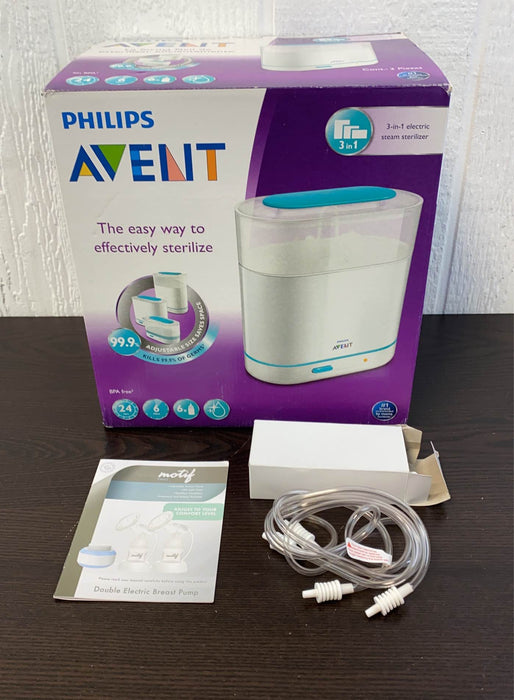 used Philips Avent 3-in-1 Electronic Steam Sterilizer