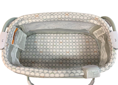 secondhand Ingenuity Dream & Grow Bedside Bassinet, gray white