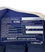 Shop Konfidence Original Swim Jacket, Small( 1.5-3 years), Navy US Red Flag at GoodBuy Gear