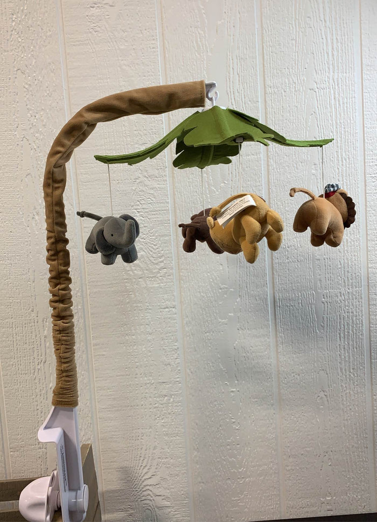 Lambs & Ivy Urban Jungle Musical Baby Crib Mobile