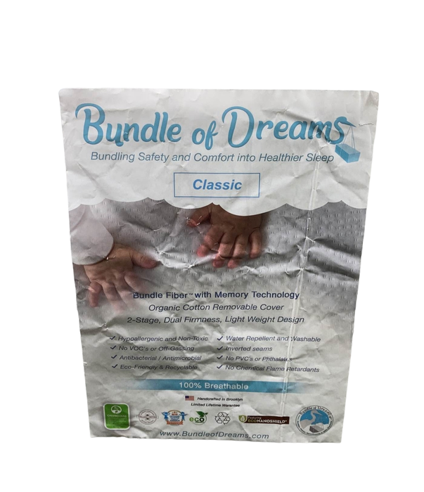 secondhand Bundle of Dreams Classic Crib & Toddler Mattress