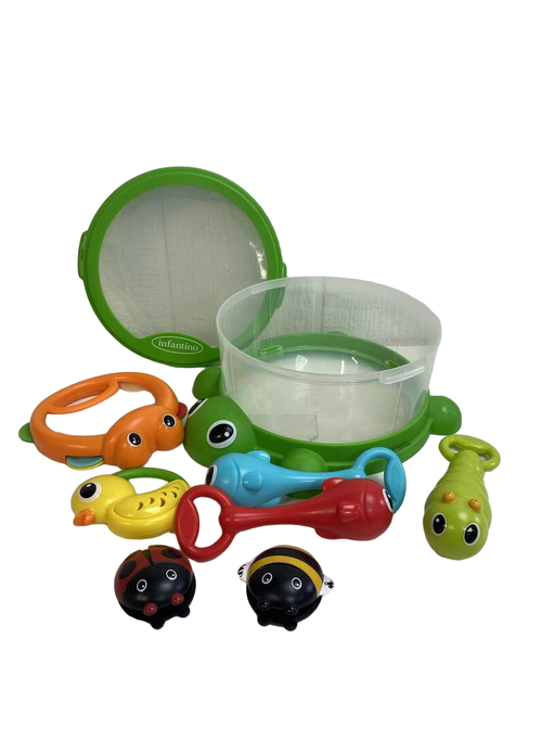 used Infantino Turtle Cover Band Percussion Set