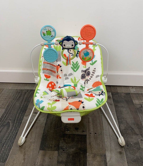 used Fisher Price Baby Bouncer, Forest Explorers