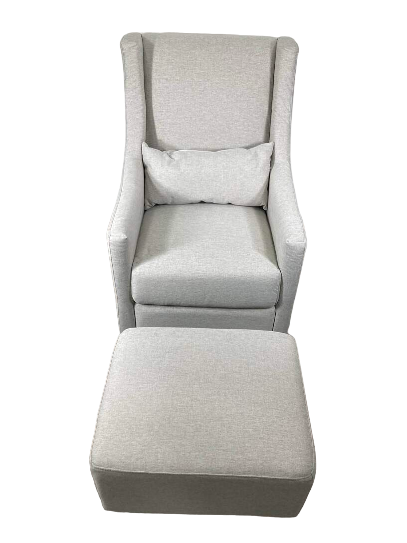 Babyletto toco swivel glider and stationary ottoman sales