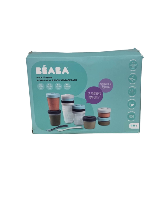 Shop Beaba First Stage 12 Piece Food Storage Containers, Eucalyptus at GoodBuy Gear