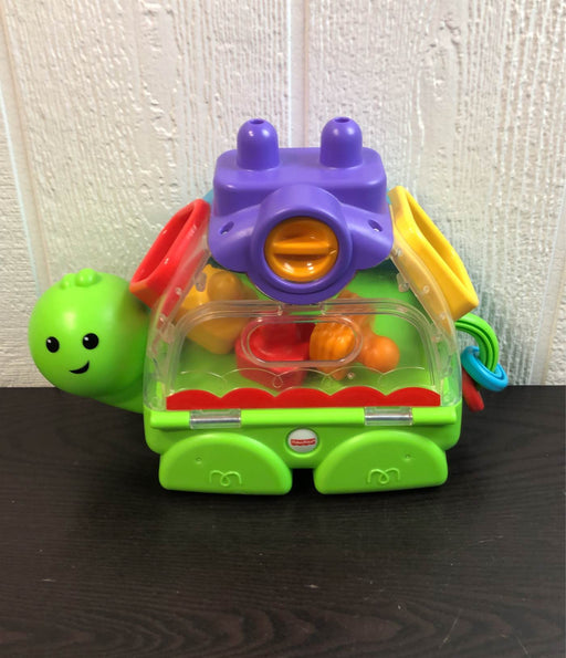 secondhand Fisher Price Little Stackers Sort 'n Spill Turtle