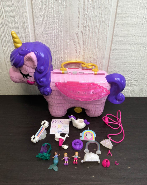used Polly Pocket Unicorn Party Playset