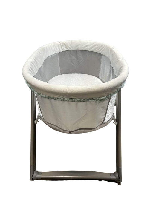 secondhand Ingenuity Foldaway Rocking Wood Bassinet, Carrington