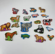 used BUNDLE Animal Magnets