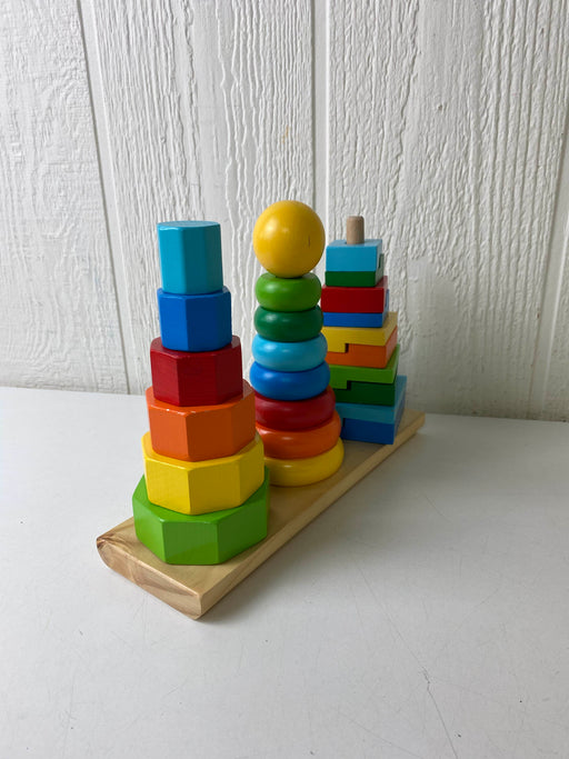 secondhand Melissa & Doug Geometric Stacker