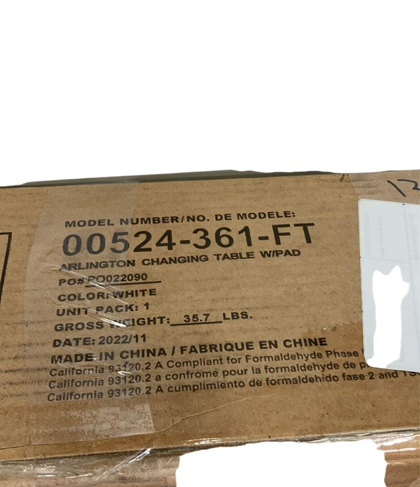 Shop Graco Arlington Changing Table, White at GoodBuy Gear