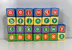 used Lakeshore Soft and Washable ABC blocks