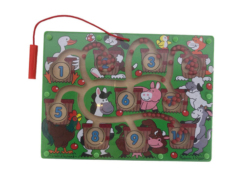 used Melissa & Doug Magnetic Wand Number Maze