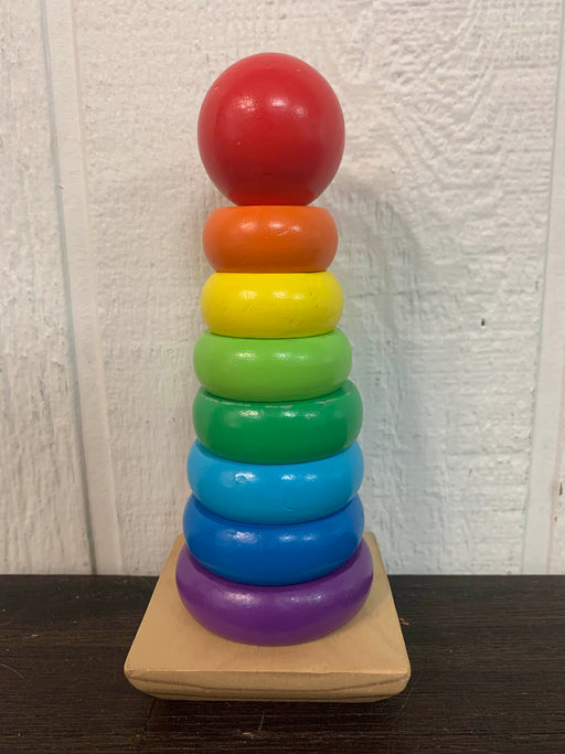 secondhand Melissa & Doug Rainbow Stacker Classic Toy