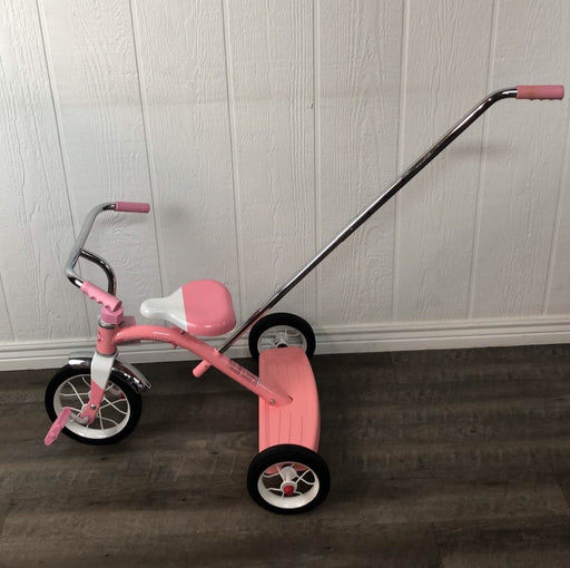 used Radio Flyer Classic Red Tricycle with Push Handle