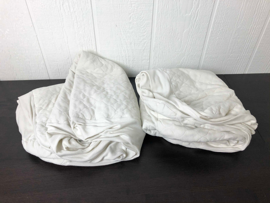 used BUNDLE Waterproof Crib Mattress Protector