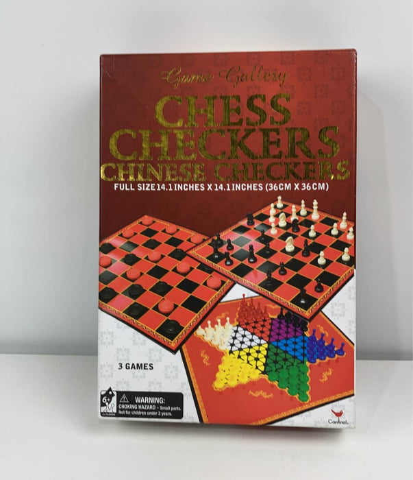 used Cardinal Game Gallery Chess, Checkers and Chinese Checkers