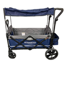 secondhand Wonderfold X2 Push + Pull Double Stroller Wagon, 2021, Navy