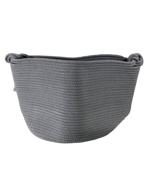 Shop Parker Baby Co. Rope Storage Basket, Gray, Cube at GoodBuy Gear