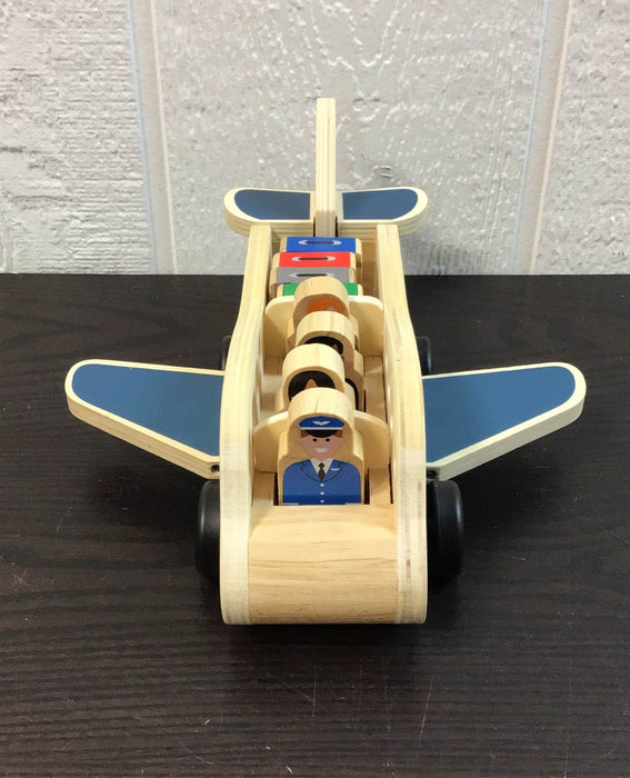 secondhand Melissa & Doug Melissa & Doug Wooden Airplane Play Set