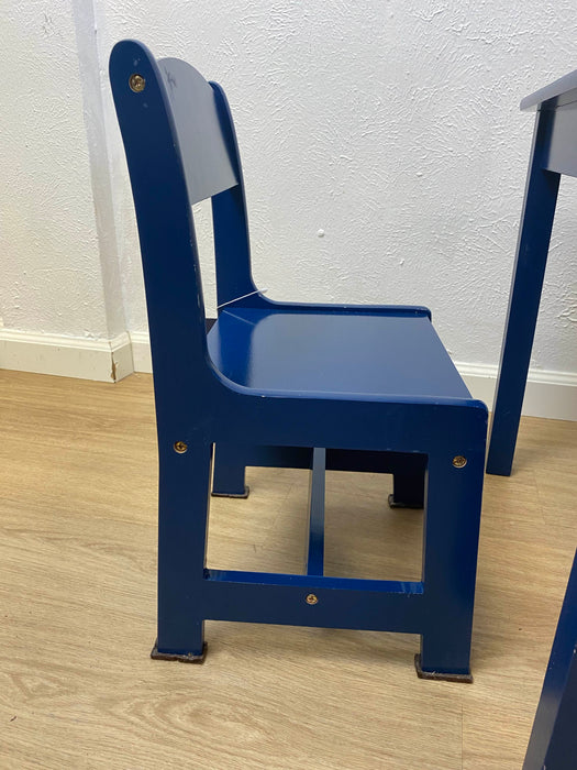 Shop Delta Children Kids Table and Chair Set with Storage, Blue at GoodBuy Gear