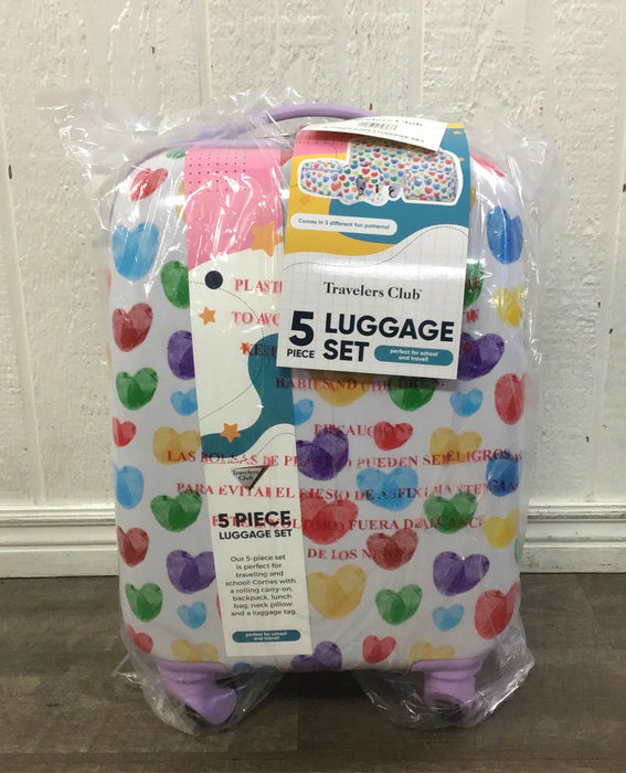 used Travelers Club 5 Piece Kids Luggage Set