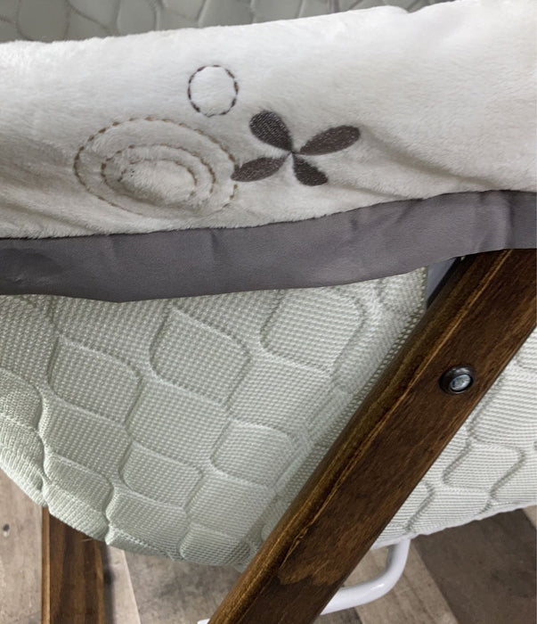 Shop Ingenuity Foldaway Rocking Wood Bassinet at GoodBuy Gear